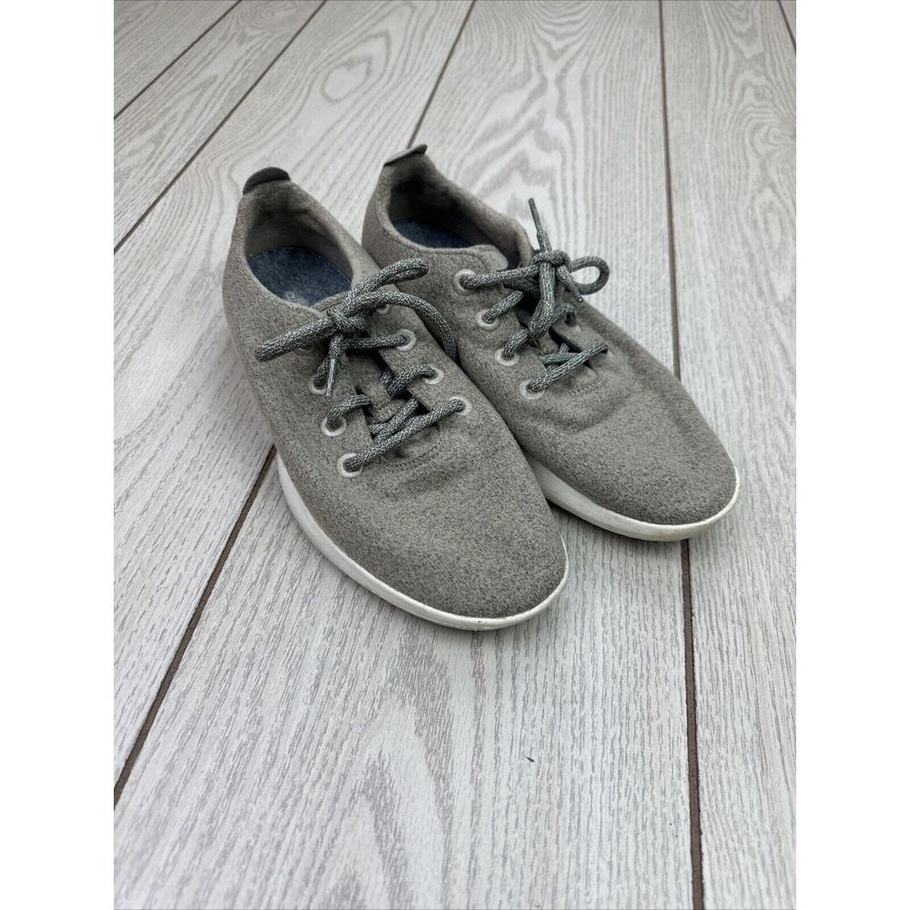 Allbirds Mens Wool Runners 0094 Green Lace Up Low Top Sneaker Shoes Size 9 - Picture 1 of 10